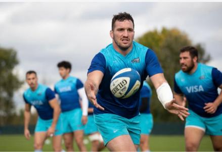 Nacho Calles entrena en Manchester con Los Pumas